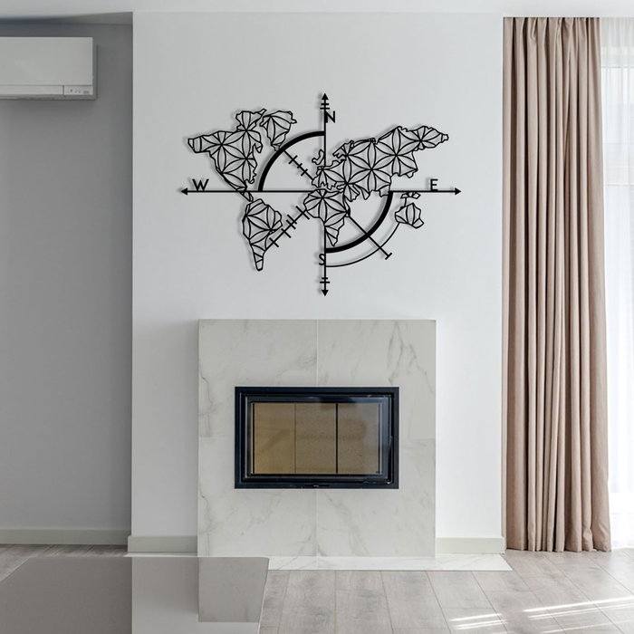 Wallity Ritorno Escultura de Pared Negra